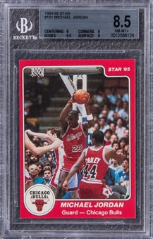 1984-85 Star #101 Michael Jordan Rookie Card - BGS NM-MT+ 8.5